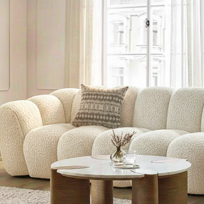 Housse de coussin Grise