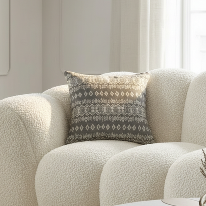 Housse de coussin Grise