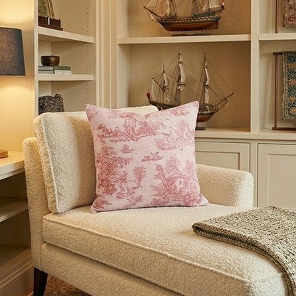 Housse de coussin Rose