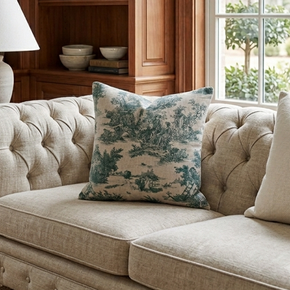 Housse de coussin Vert