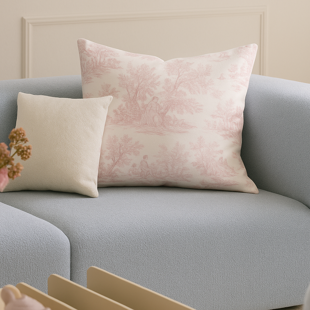 Housse de coussin – Collection Rose Antique